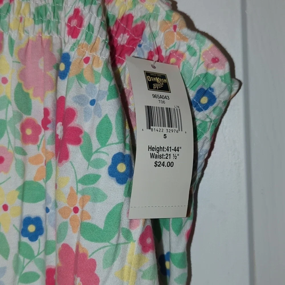 ❤️5/$25  🌟NWT Osh Kosh Girl Floral Halter Dress